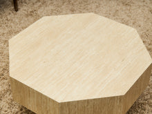 Load image into Gallery viewer, Faux Travertine Coffee Table
