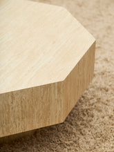 Load image into Gallery viewer, Faux Travertine Coffee Table
