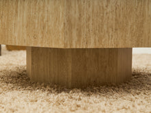 Load image into Gallery viewer, Faux Travertine Coffee Table

