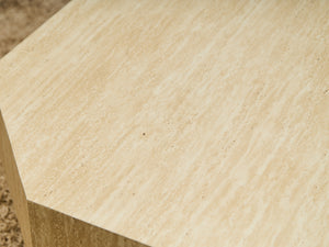 Faux Travertine Coffee Table