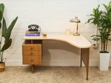 Load image into Gallery viewer, Boomerang Shaped Vintage Desk
