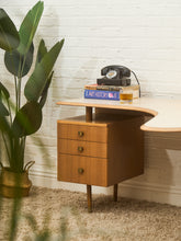Load image into Gallery viewer, Boomerang Shaped Vintage Desk
