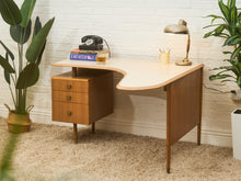 Load image into Gallery viewer, Boomerang Shaped Vintage Desk
