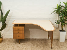 Load image into Gallery viewer, Boomerang Shaped Vintage Desk
