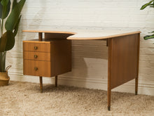 Load image into Gallery viewer, Boomerang Shaped Vintage Desk
