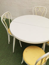 Load image into Gallery viewer, Yellow Gingham Dining Set from Disneyland circa 1970’s
