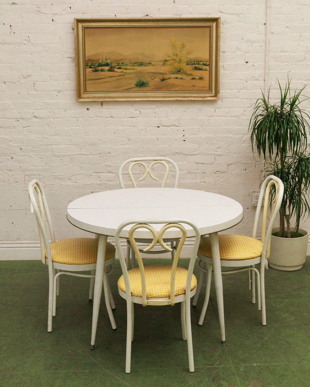 Yellow Gingham Dining Set from Disneyland circa 1970’s