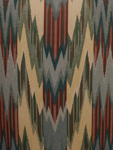 Milo Baughman in Original Ikat fabric Dining Chairs