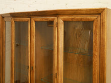 Load image into Gallery viewer, Vintage Glass Hutch Display Cabinet on Hairpin Legs
