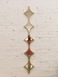 Diamond Tall Retro Mirror Decor