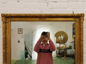 Large Vintage Ornate Mirror