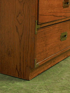 3 Drawer Lowboy Campaign Dresser