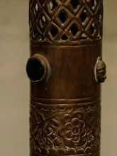 Load image into Gallery viewer, Brass Antique Ornate Glass Indian Lamp

