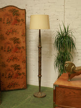 Load image into Gallery viewer, Brass Antique Ornate Glass Indian Lamp
