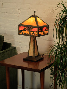 Meyda Tiffany Camel Mission 20" Tall Buffet Table Lamp