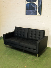 Load image into Gallery viewer, Black Chrome Classic MCM Sofa
