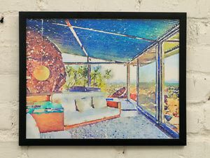 Elrod House Watercolor Print