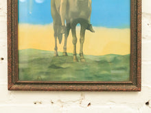 Load image into Gallery viewer, 1930&#39;s Native American on Black Horse Appeal to the Great Spirit
