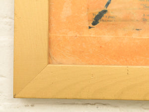 Orange Abstract Modern Art Design