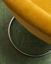 Load image into Gallery viewer, Gold Mustard Velvet Vintage Brass Chair Set
