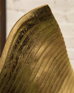 Gold Modernist Sculpture