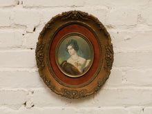 Load image into Gallery viewer, Vintage Cameo Creation Framed Portrait Baroness Von Krudener by Joseph Steiler
