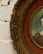Load image into Gallery viewer, Vintage Cameo Creation Framed Portrait Baroness Von Krudener by Joseph Steiler
