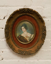 Load image into Gallery viewer, Vintage Cameo Creation Framed Portrait Baroness Von Krudener by Joseph Steiler
