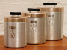 Load image into Gallery viewer, 3 piece Vintage Canister Set
