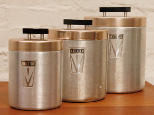 3 piece Vintage Canister Set