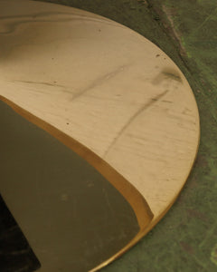 Brass Base Marble Top Dining Table