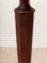 Load image into Gallery viewer, Rare 19th-century Antique Victorian Mahogany Torchère Plant Stand
