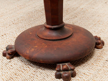 Load image into Gallery viewer, Rare 19th-century Antique Victorian Mahogany Torchère Plant Stand

