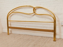 Load image into Gallery viewer, Brass Post Modern Bed Headboard
