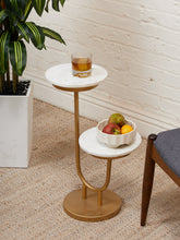 Load image into Gallery viewer, Double Marble Side Table
