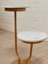 Load image into Gallery viewer, Double Marble Side Table
