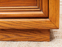 Load image into Gallery viewer, Boho Two Drawer Oak Nightstands
