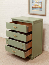 Load image into Gallery viewer, Mint Vintage Sweetheart Highboy Dresser
