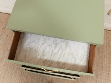 Load image into Gallery viewer, Mint Vintage Sweetheart Highboy Dresser
