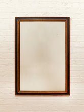 Load image into Gallery viewer, Vintage Framed Black And Gold Mirror
