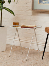 Load image into Gallery viewer, White Vintage Side Table
