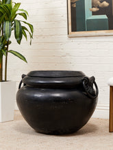 Load image into Gallery viewer, Cauldron Black Sculptural Vessel
