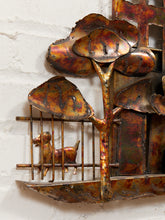 Load image into Gallery viewer, Curtis Jere Era Copper Wall Sculpture Neighborhood
