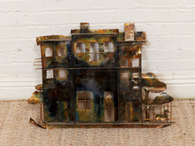 Load image into Gallery viewer, Curtis Jere Era Copper Wall Sculpture Neighborhood
