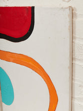 Load image into Gallery viewer, Signal Set Minimalist Geometric Abstract Paintings Pair by Julio De La Concha selling as a pair
