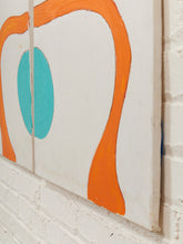 Load image into Gallery viewer, Signal Set Minimalist Geometric Abstract Paintings Pair by Julio De La Concha selling as a pair
