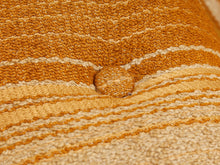 Load image into Gallery viewer, Vintage 70’s Italian Lounge Chair with Original Striped Chenille and White Wooden Frame
