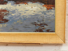 Load image into Gallery viewer, La Lonja at Dusk City Street Scene Painting
