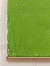 Load image into Gallery viewer, Black Current Minimalist Abstract Painting in Emerald and Lime by Julio De La Concha
