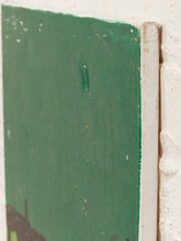 Load image into Gallery viewer, Black Current Minimalist Abstract Painting in Emerald and Lime by Julio De La Concha
